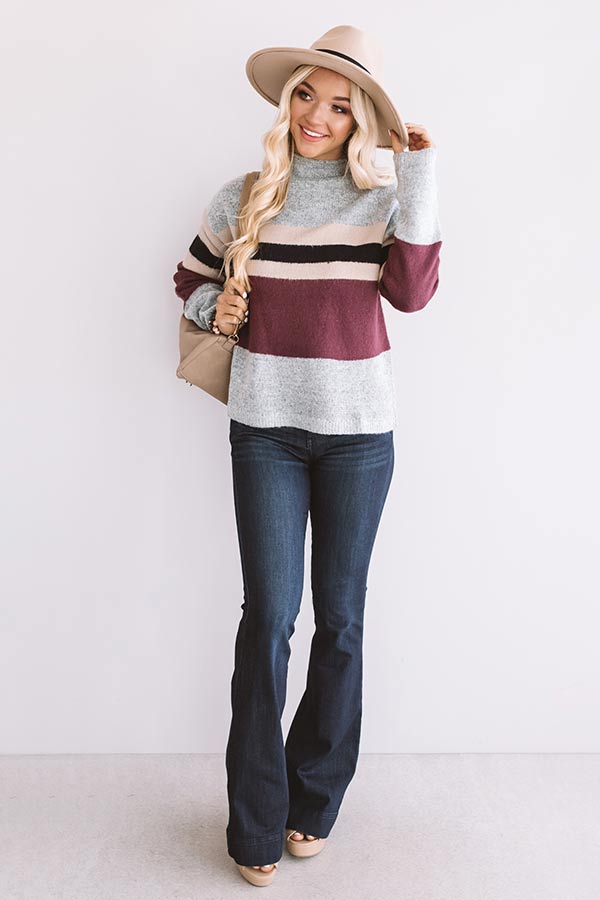 Manhattan Mixer Stripe Sweater • Impressions Online Boutique