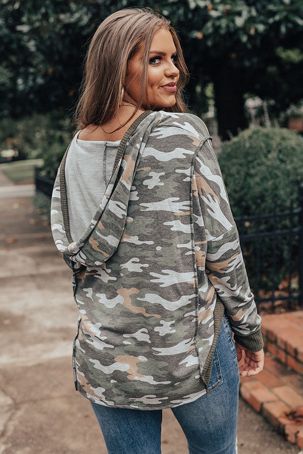 Camo Crushin' Shift Hoodie • Impressions Online Boutique