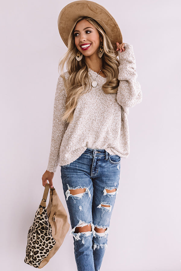 Secret Cabin Knit Sweater • Impressions Online Boutique