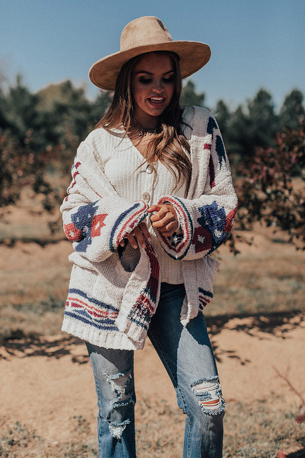 Warm Fuzzy Feels Knit Cardigan In Ivory • Impressions Online Boutique