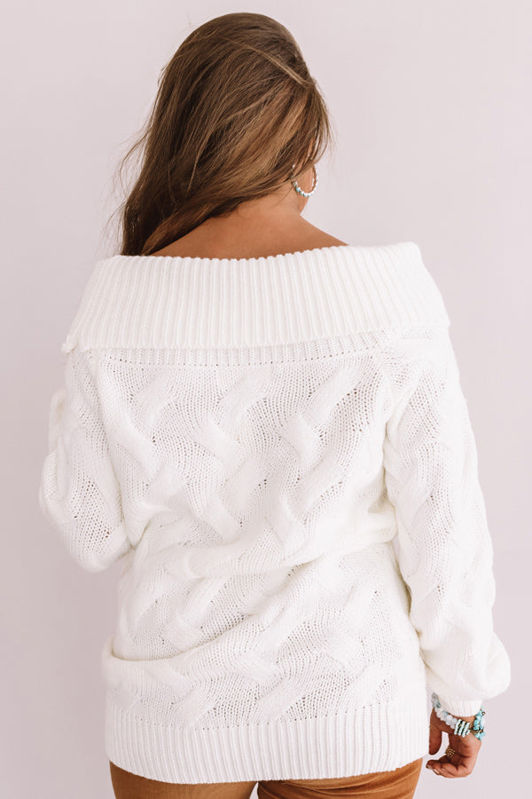 ivory tunic sweater