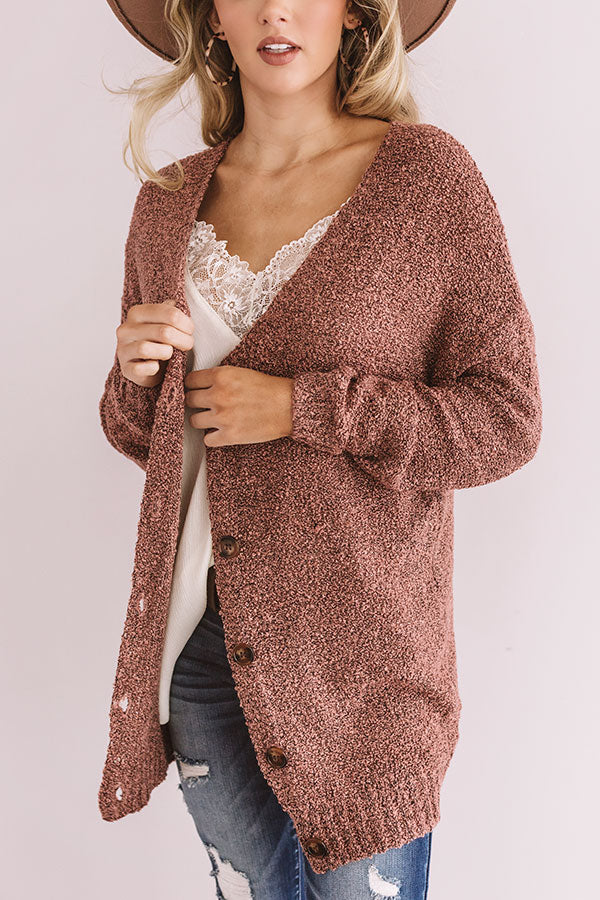 Sweet And Divine Knit Cardigan In Blush • Impressions Online Boutique