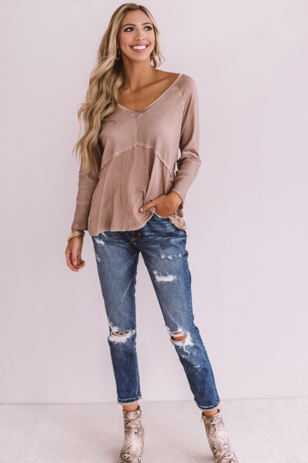 East Avenue Babydoll Top In Blush • Impressions Online Boutique