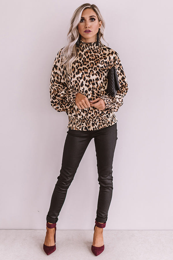 Popping Prosecco Leopard Top • Impressions Online Boutique