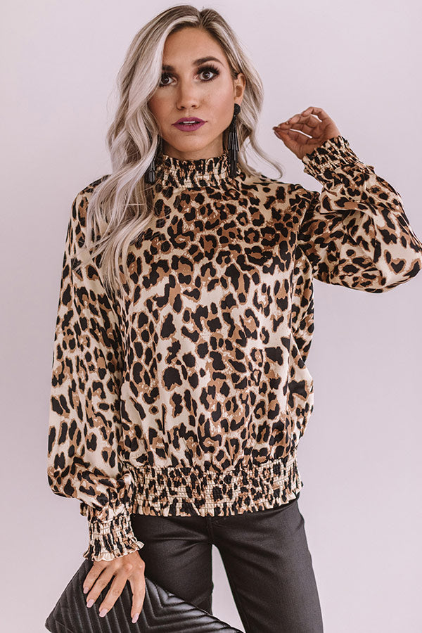 Popping Prosecco Leopard Top • Impressions Online Boutique