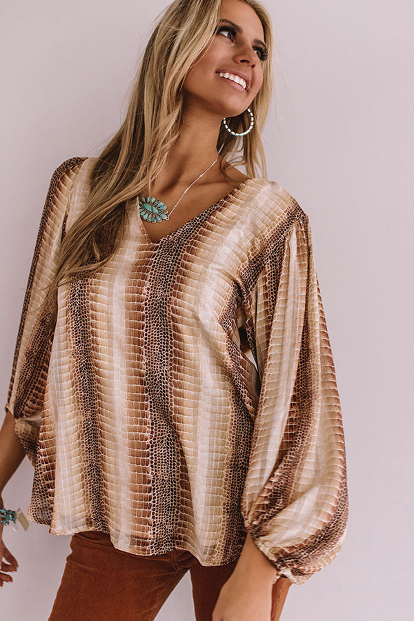 Runaway Fabulous Shimmer Shift Top In Beige • Impressions Online Boutique