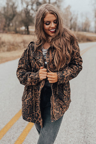 Going All Out Leopard Cargo Jacket • Impressions Online Boutique