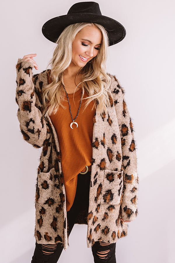 Spotted Perfection Leopard Cardigan • Impressions Online Boutique