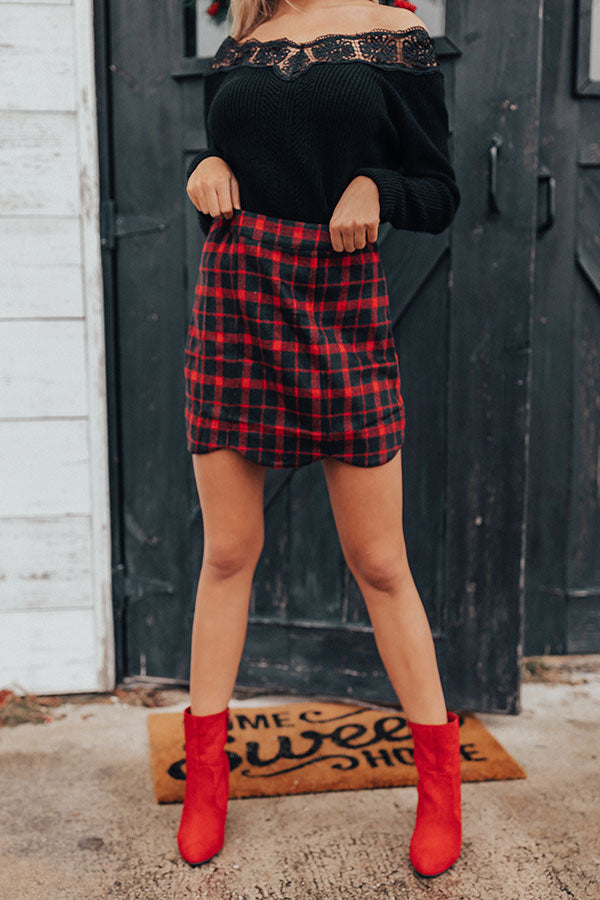 Holiday In The Hills Checkered Skirt • Impressions Online Boutique ...
