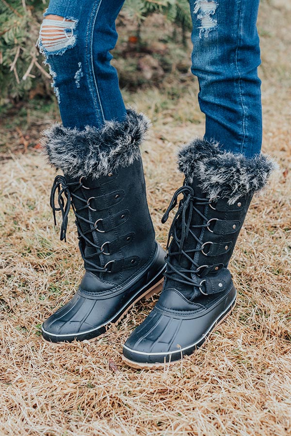 Snowfall Fabulous Boot In Black • Impressions Online Boutique