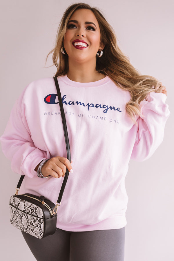 Champagne breakfast of sales champions sweatshirt