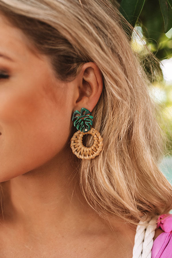 Sipping In The Shade Earrings • Impressions Online Boutique