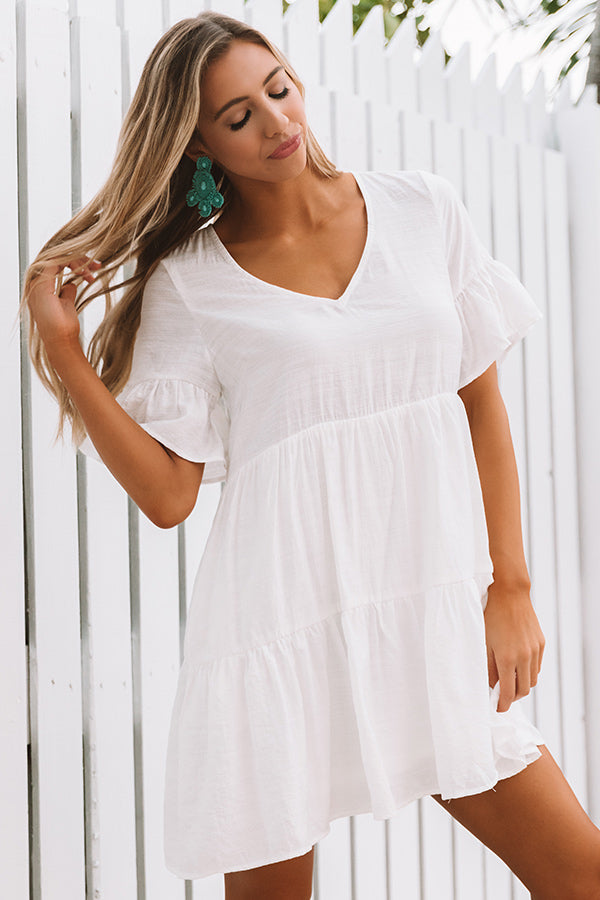 baby doll white dress