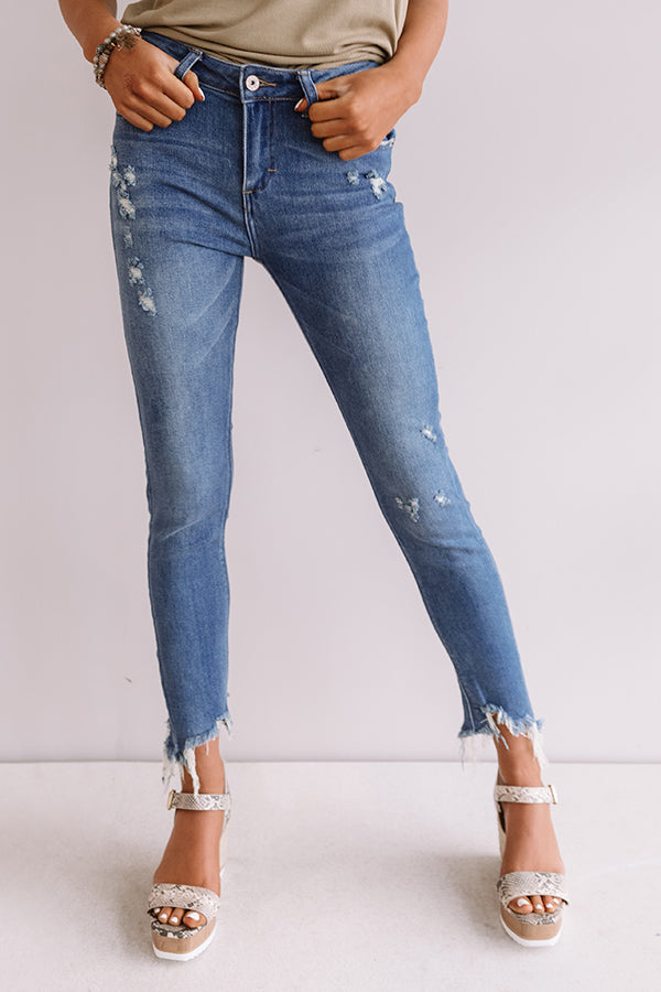 The Birdie Midrise Frayed Skinny • Impressions Online Boutique