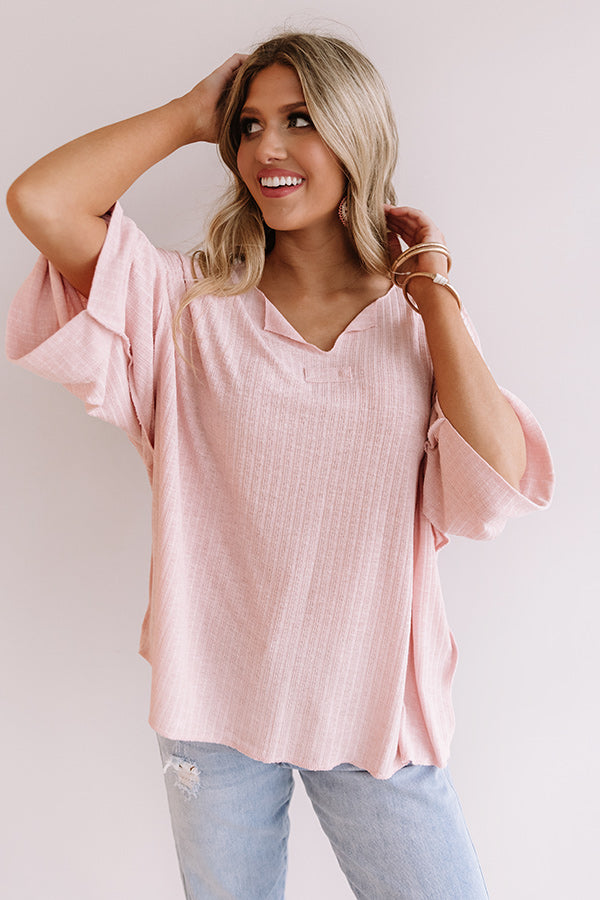 Positive Persona Shift Top In Pink • Impressions Online Boutique
