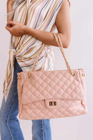 Fashionable Favor 4 In One Quilted Bag Set In Blush • Impressions Online  Boutique