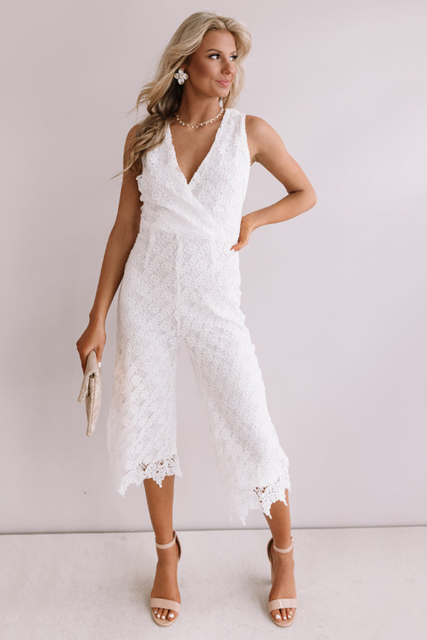 Ciao Bella Crochet Jumpsuit • Impressions Online Boutique