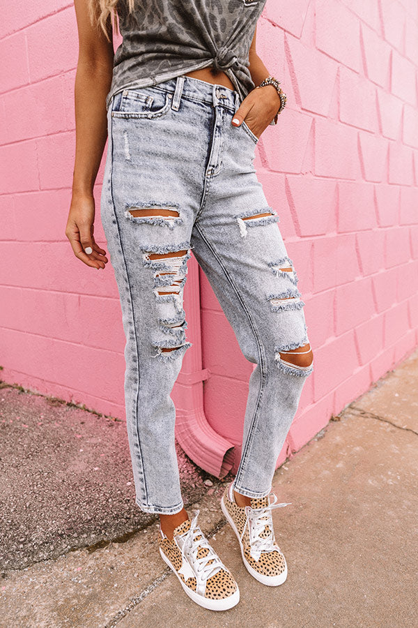 The Blaise High Waist Distressed Relaxed Skinny • Impressions Online ...