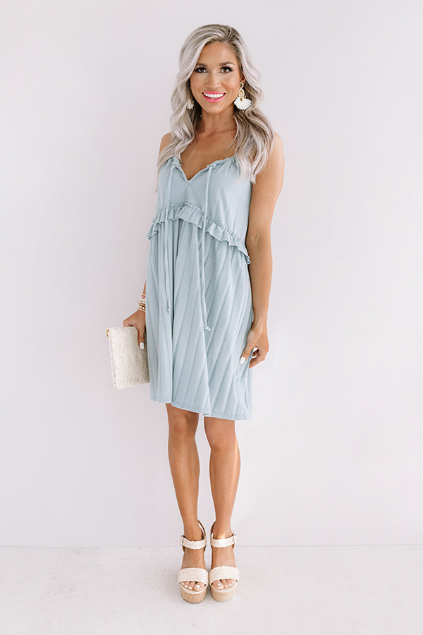 Bayside Babe Babydoll Dress in Limpet Shell • Impressions Online Boutique