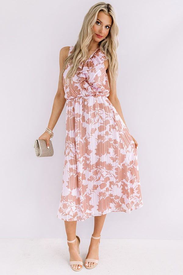 Vino Vacay Midi In Pink • Impressions Online Boutique