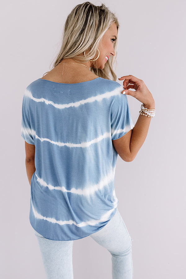 Pacific Coast Highway Shift Tee in Airy Blue • Impressions Online Boutique