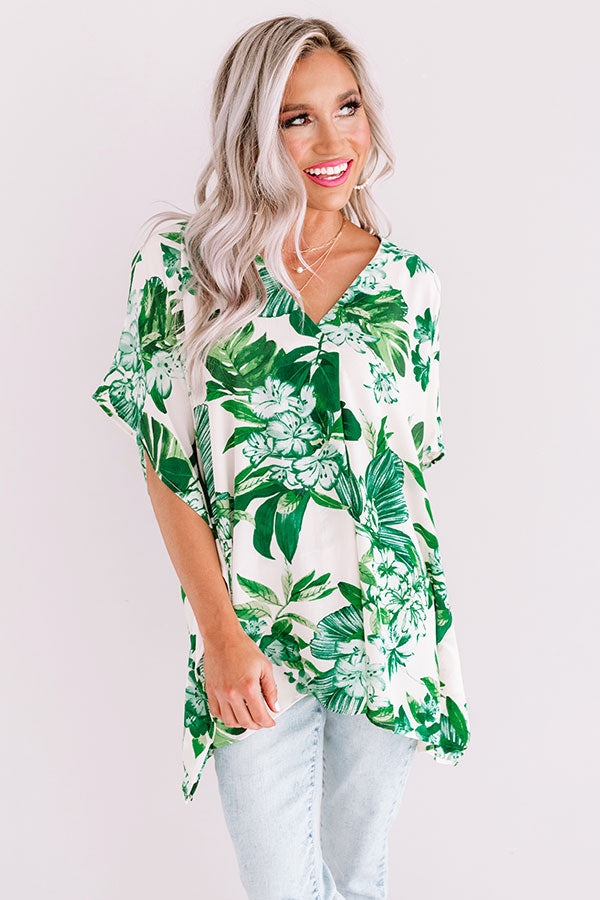 Tropical Situation Shift Top • Impressions Online Boutique