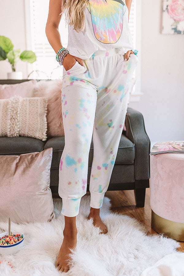 Cozy At Home Tie Dye Joggers • Impressions Online Boutique