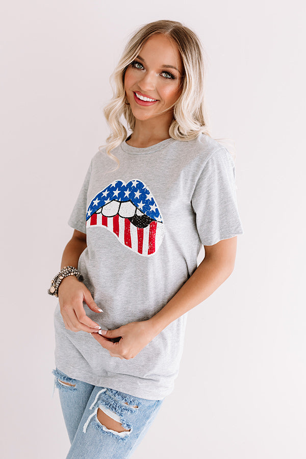 American Girl Shift Tee • Impressions Online Boutique