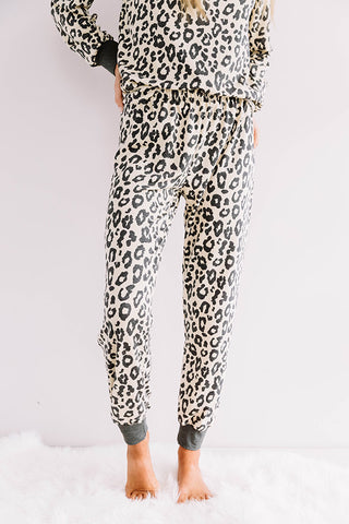 Perfectly Cozy Leopard Joggers • Impressions Online Boutique