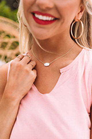 Kendra Scott | Jewelry | Kendra Scott Elisa Pendant Necklace In Fuchsia  Kyocera Opal | Poshmark