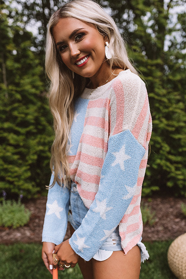 America's Sweetheart Knit Sweater • Impressions Online Boutique