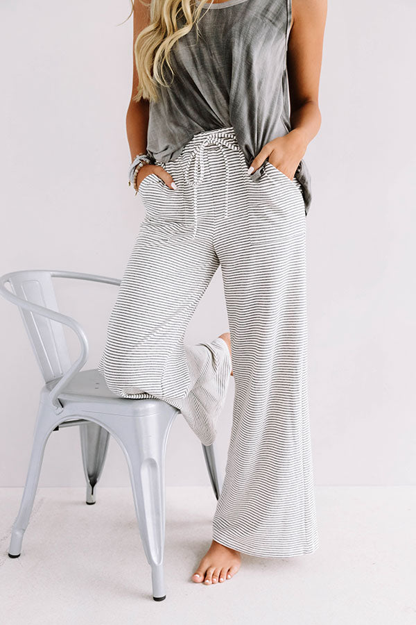 Truth Or Flare Stripe Pants • Impressions Online Boutique