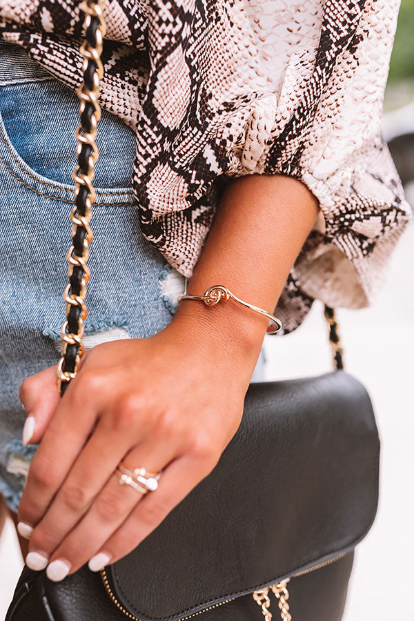 Presleigh Cuff Bracelet In Rose Gold Impressions Online Boutique