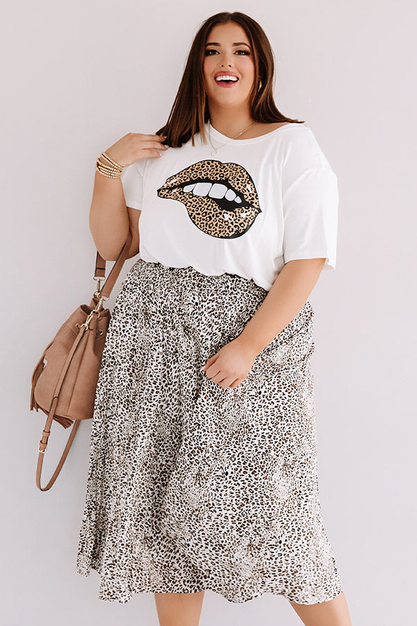 Leopard Lips Soft Graphic Tee