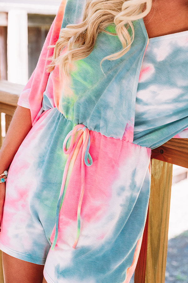 Sweet On Summer Tie Dye Romper • Impressions Online Boutique 