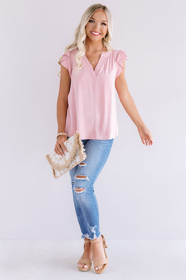 Cambridge Crush Shift Top In Pink • Impressions Online Boutique