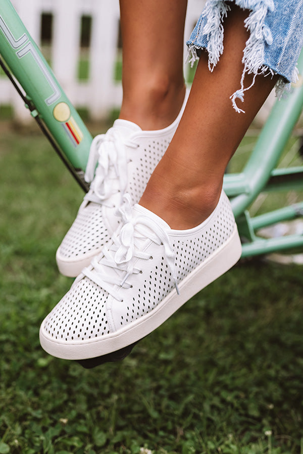 The Kitt Sneaker in White • Impressions Online Boutique