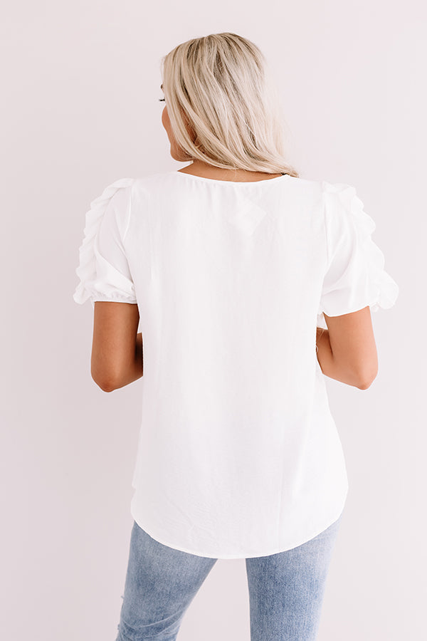 Talkin' About Tulum Shift Top In White • Impressions Online Boutique