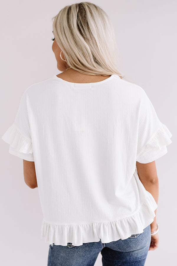 Bombshell Ambition Shift Top In White • Impressions Online Boutique