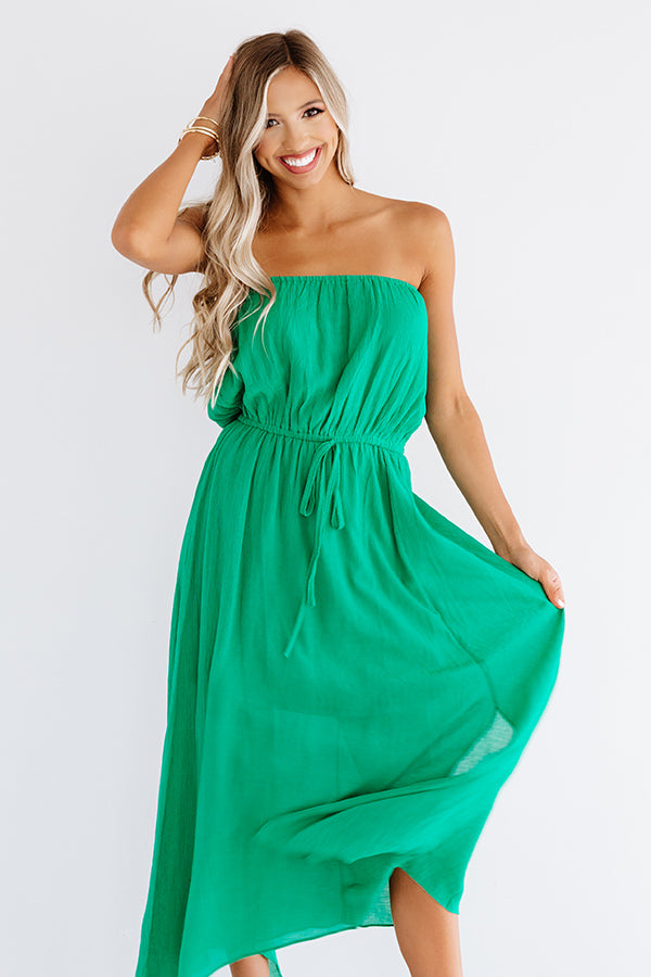 Maui Beach Maxi In Green • Impressions Online Boutique