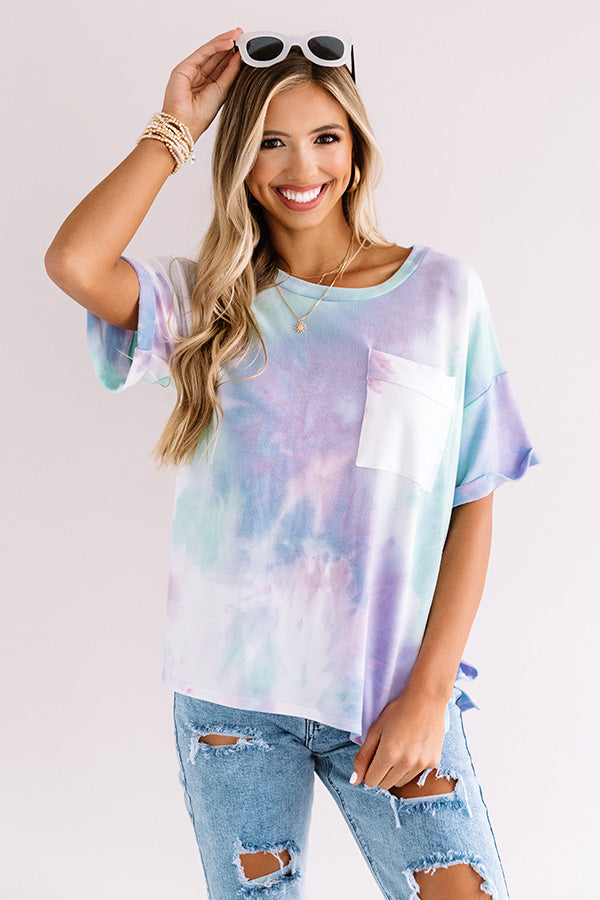 Constant Joy Tie Dye Shift Tee • Impressions Online Boutique