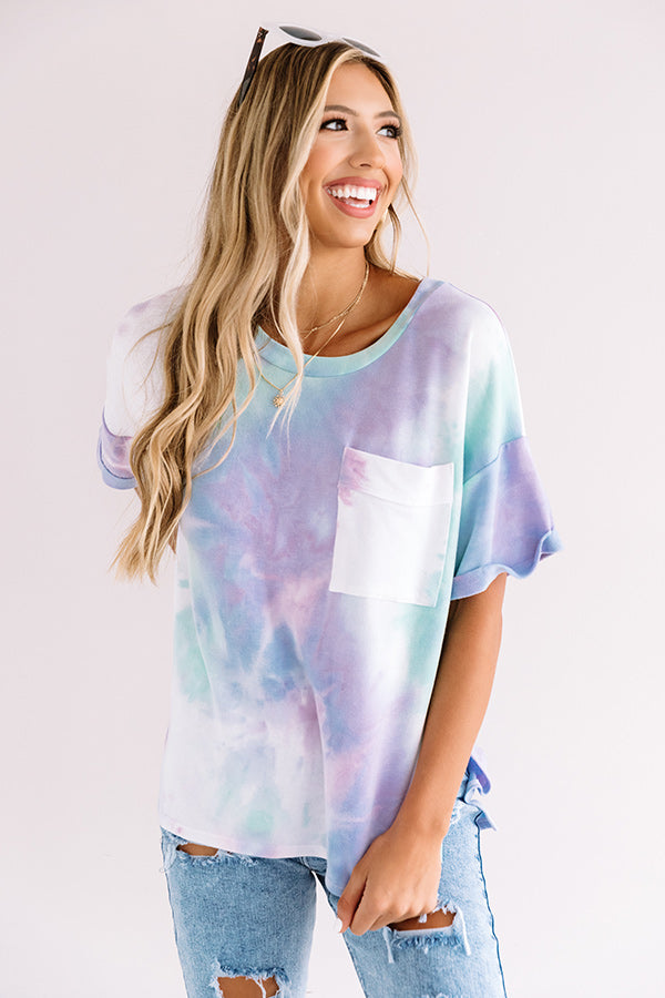 Constant Joy Tie Dye Shift Tee • Impressions Online Boutique