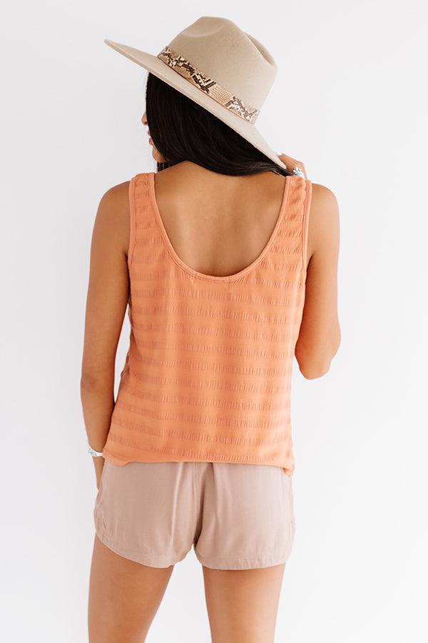 Forever Friends Tank In Pumpkin • Impressions Online Boutique