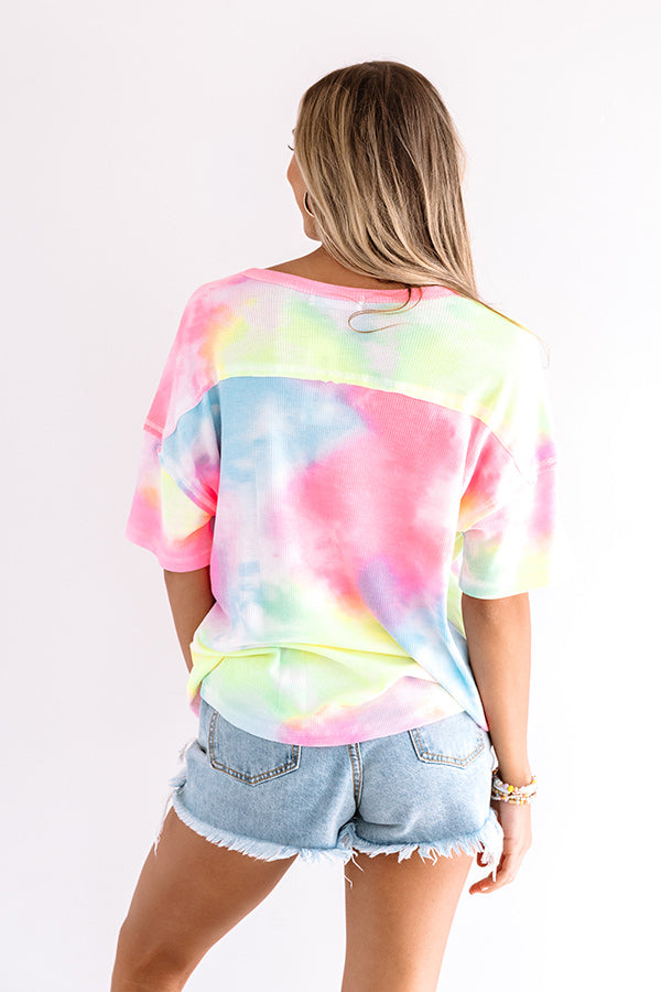 Sunny Afternoon Tie Dye Shift Tee • Impressions Online Boutique