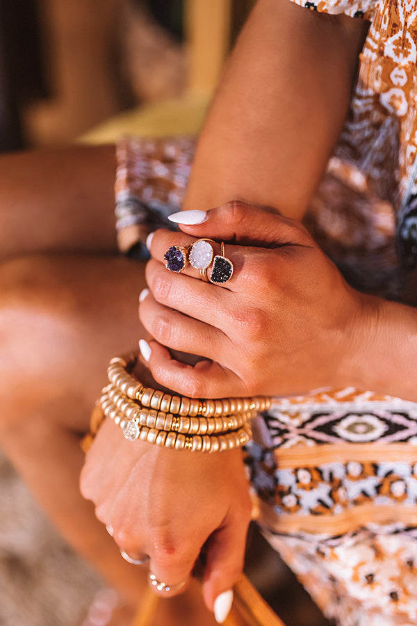 The Delphine Druzy Ring