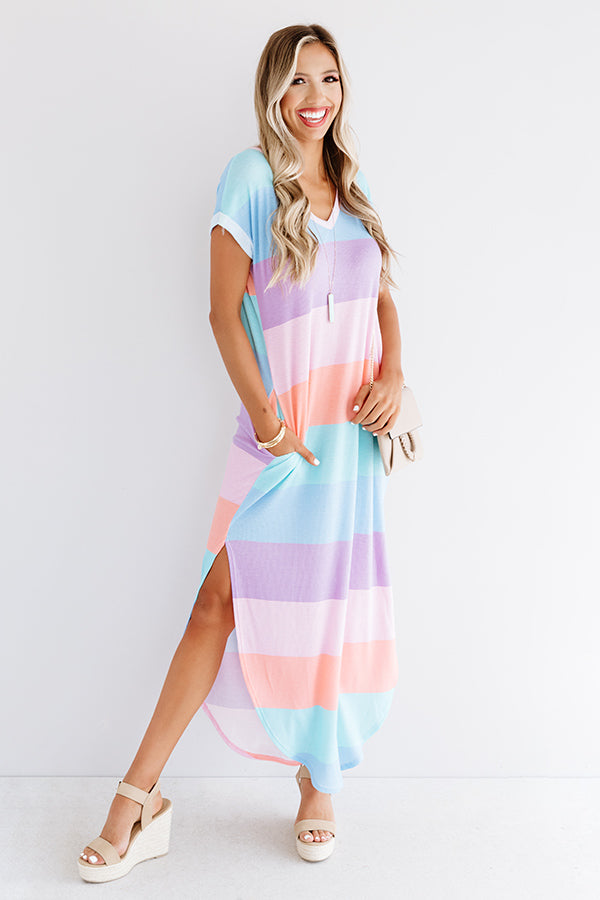 Kisses & Stripes Maxi • Impressions Online Boutique