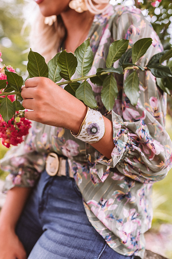 The Mahala Short Leather Cuff