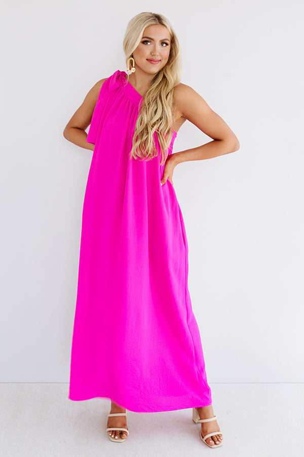 Fine Like Wine Maxi In Fuchsia • Impressions Online Boutique