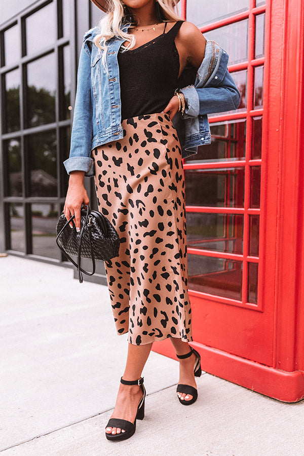 Brooklyn Balcony Cheetah Print Skirt • Impressions Online Boutique
