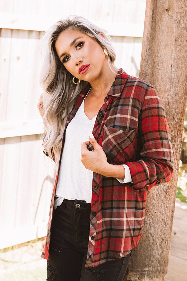 Harvest Delight Plaid Top